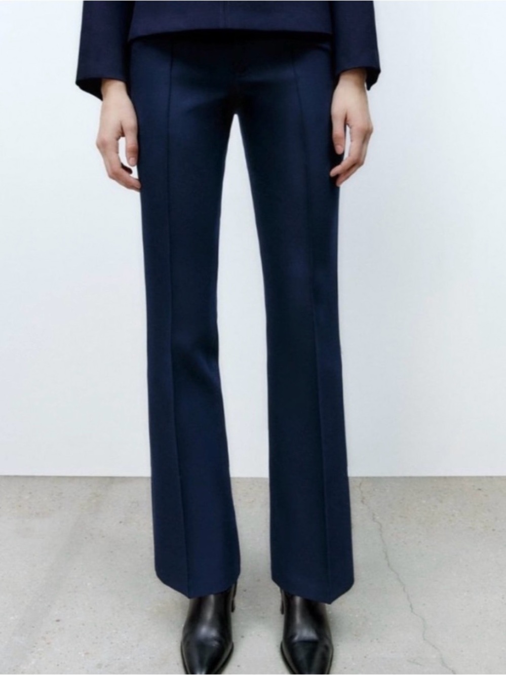 ZARA Tailored Navy Women's Dress Pants